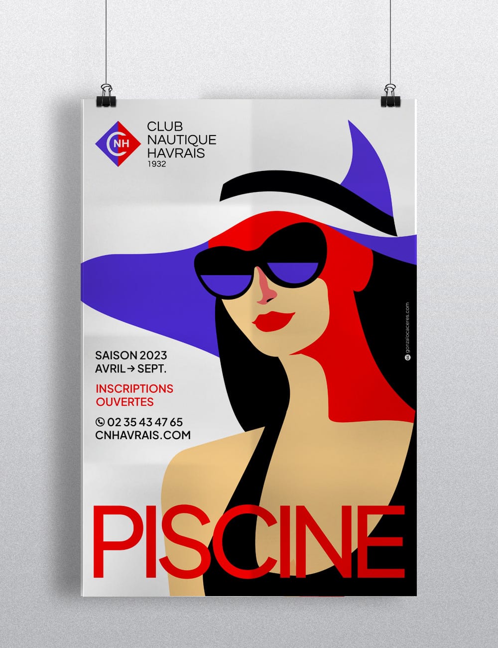 Affiche CHN 2023 - Gonzalo CACERES Designer Multimédia